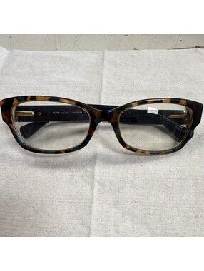 Coach HC6078 5337 Eyeglasses Teal Confetti Tortoise 52-16-135 Frames